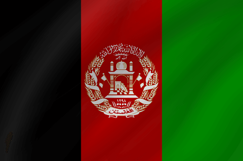 afghan flag wave