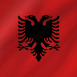 albanese flag wave