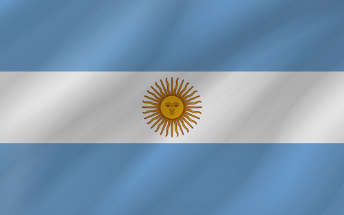 argentine flag wave