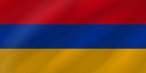 armenian flag wave
