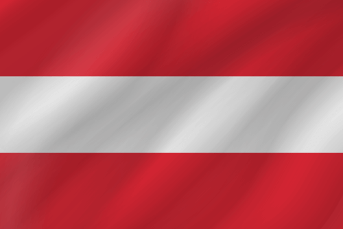 austrian flag wave