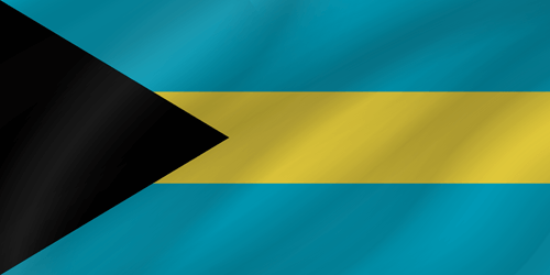 bahamian flag wave