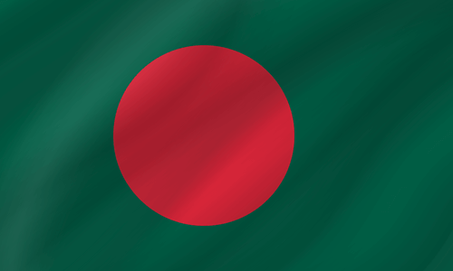 bangladeshi flag wave