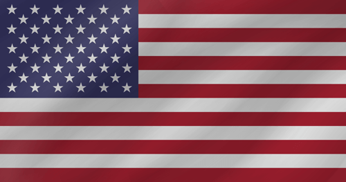 american flag wave