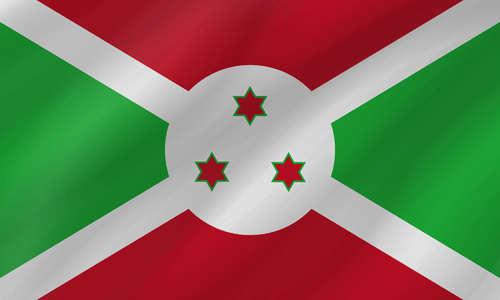 burundi flag wave