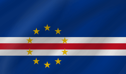 cape verdean flag wave