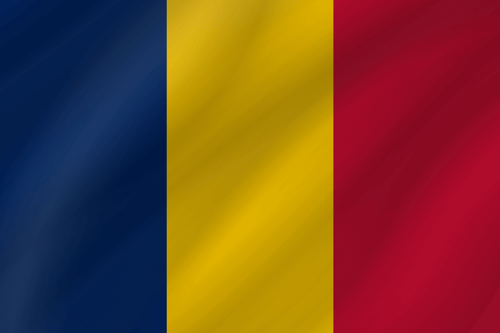 chadian flag wave