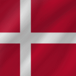 danish flag wave