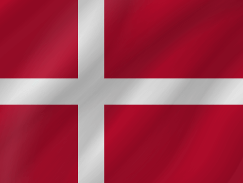 danish flag wave