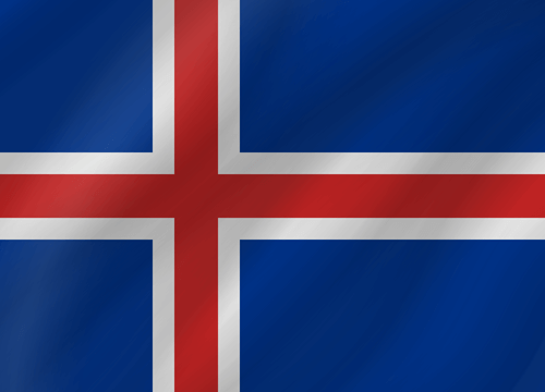 icelandic flag wave