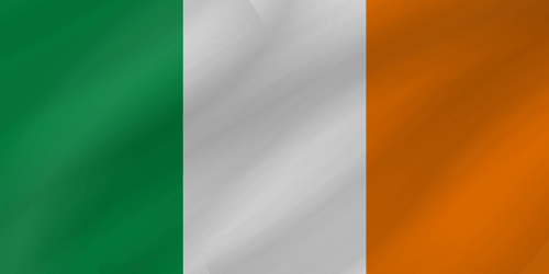 irish flag wave
