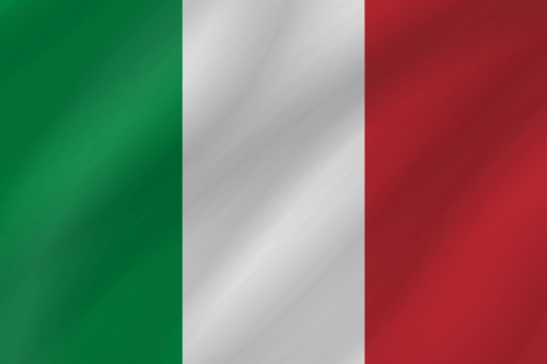 italian flag wave
