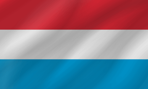 luxembourg flag wave