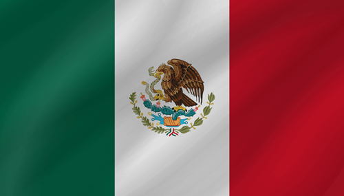 mexican flag wave