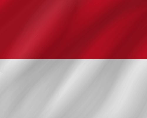 monegasque flag wave