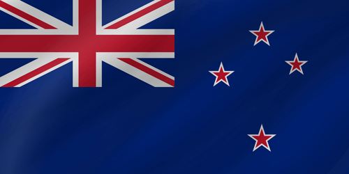 new zealand flag wave