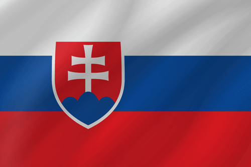 slovakia flag wave