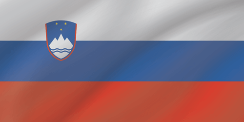 slovenian flag wave