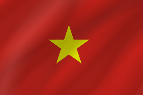vietnamese flag wave