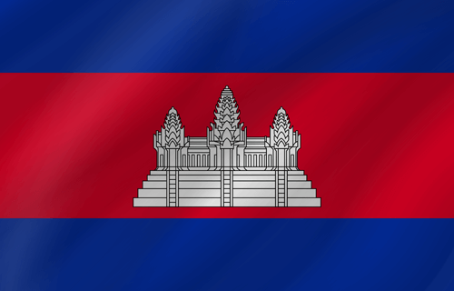 cambodian flag wave