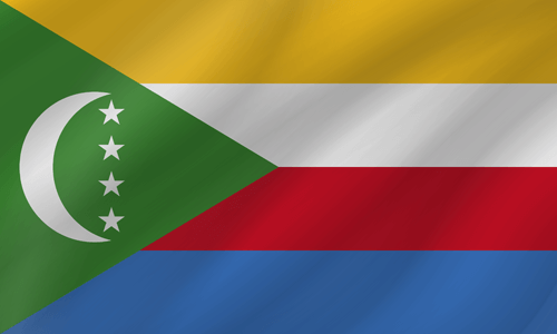 comoros flag wave