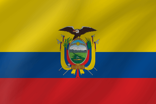 ecuadorian flag wave
