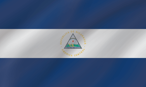 nicaraguan flag wave