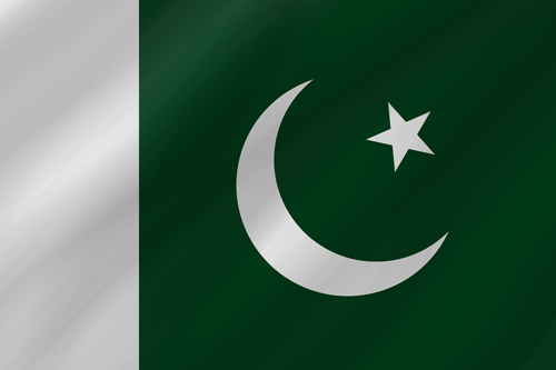 pakistani flag wave