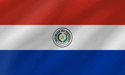 paraguayan flag wave