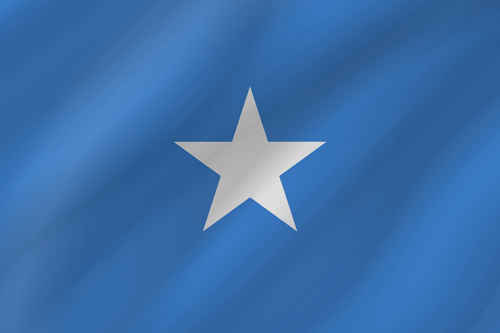 somalia flag wave