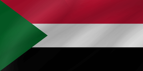 sudanese flag wave