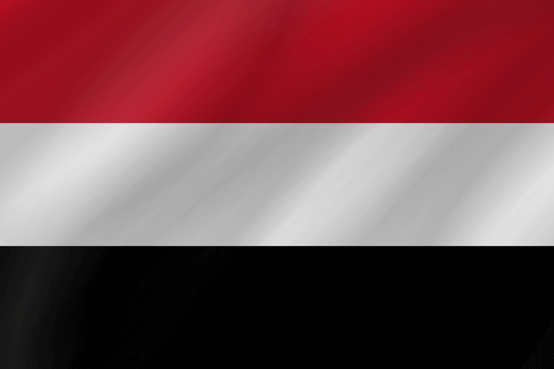 yemen flag wave